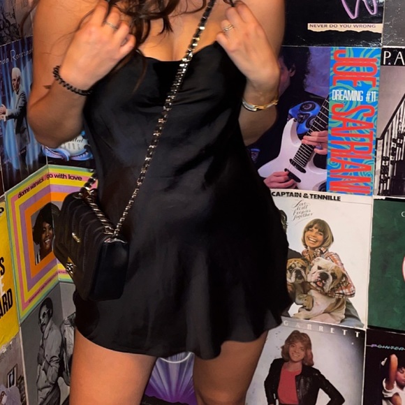 ZARA SATIN MINI DRESS - Picture 6 of 6